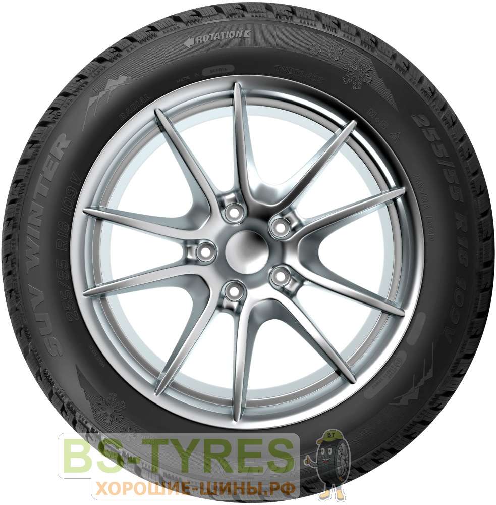 Tigar Winter SUV 285/60 R18 116H купить в Москве, зимняя шина - цены в  шинном центре BS-Tyres