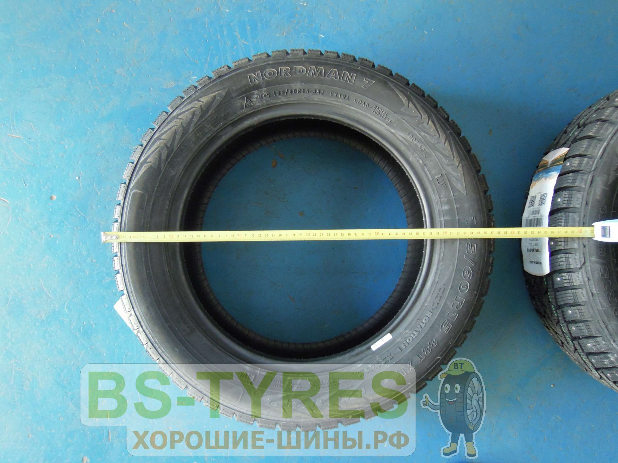 Nokian Tyres Nordman 7 185/60 R15 88T купить в Москве, зимняя шина - цены в  шинном центре BS-Tyres