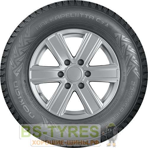 Nokian Tyres Hakkapeliitta C3 225/70 R15C 112/110R Купить В Москве.