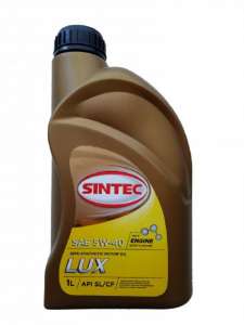 Моторное масло Sintec Люкс SAE 5W-40 API SL/CF 1л  полусинтетика