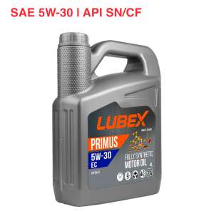 Масло моторное синтетическое LUBEX PRIMUS EC 5W-30 API SN/CF 4л