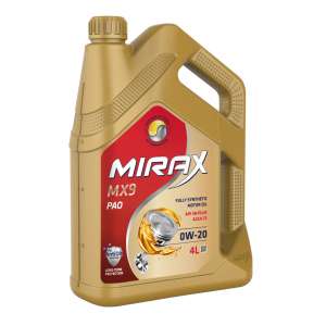 MIRAX MX9 SAE 0W-20 ACEA C5 API SN plus 4л