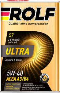 ROLF Ultra 5W-40 A3/B4 SP 1л металл