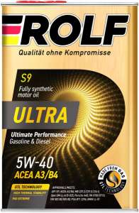 ROLF Ultra 5W-40 A3/B4 SP 4л металл